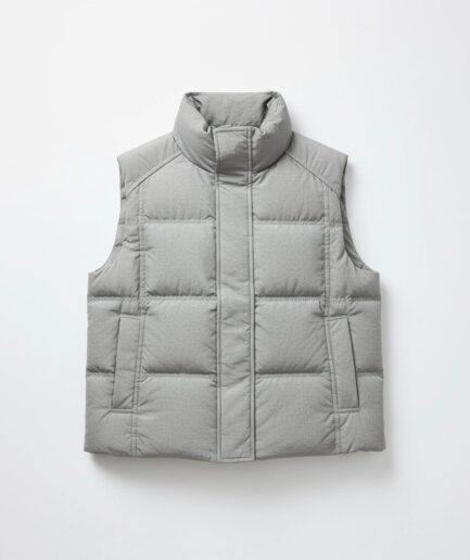 The High-Neck Down Vest