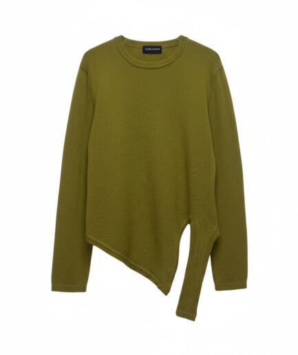 The Cashmere Sweater with Tie-Front Hem