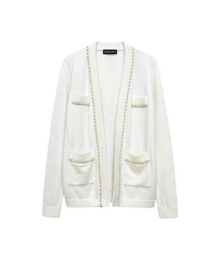 The Cashmere Cardigan with Hook Closure