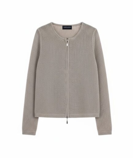 The Mid-Weight Zip-Front Cashmere Jacket