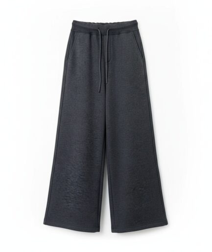 The Brushed Flannel Straight-Leg Pant in Grey