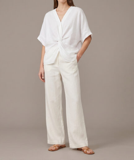 Pure Ramie Batwing Sleeve Top