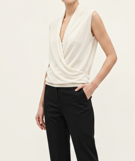 Pure Mulberry Silk Knit Top