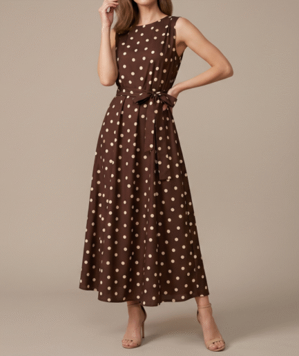 100% Mulberry Silk Midaxi Dress